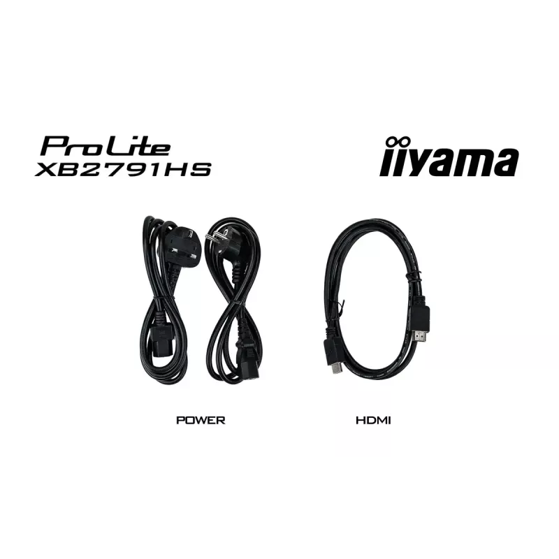 iiyama ProLite XB2791HS-B1 monitor de ordenador 68,6 cm (27 inch) 1920 x 1080 píxeles Full HD LED negro