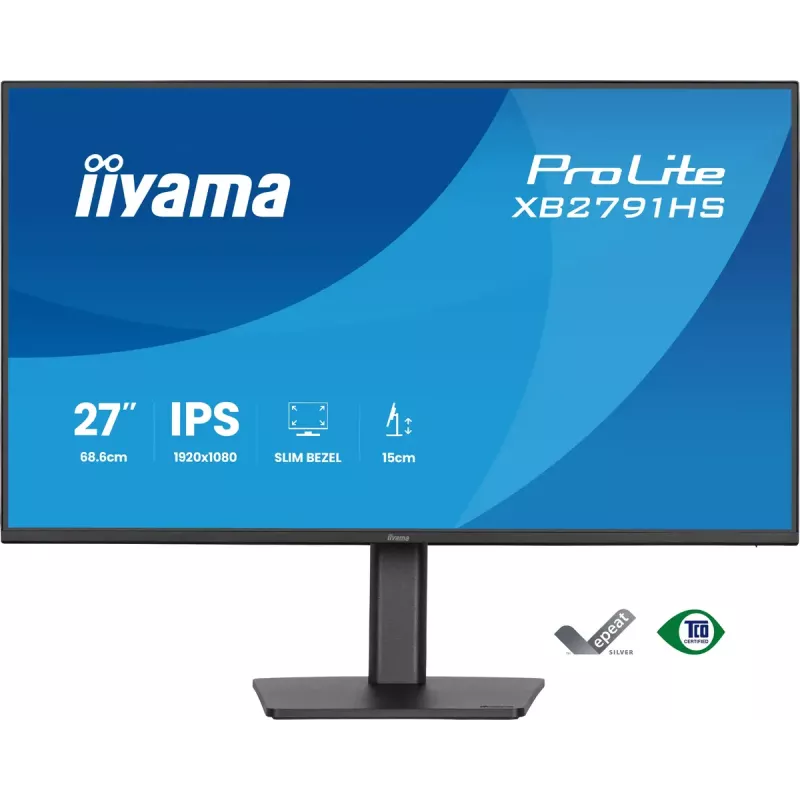 iiyama ProLite XB2791HS-B1 monitor de ordenador 68,6 cm (27 inch) 1920 x 1080 píxeles Full HD LED negro