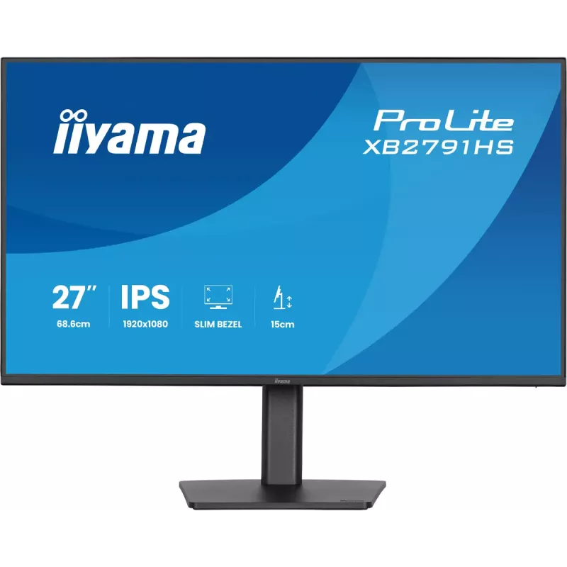 iiyama ProLite XB2791HS-B1 monitor de ordenador 68,6 cm (27 inch) 1920 x 1080 píxeles Full HD LED negro