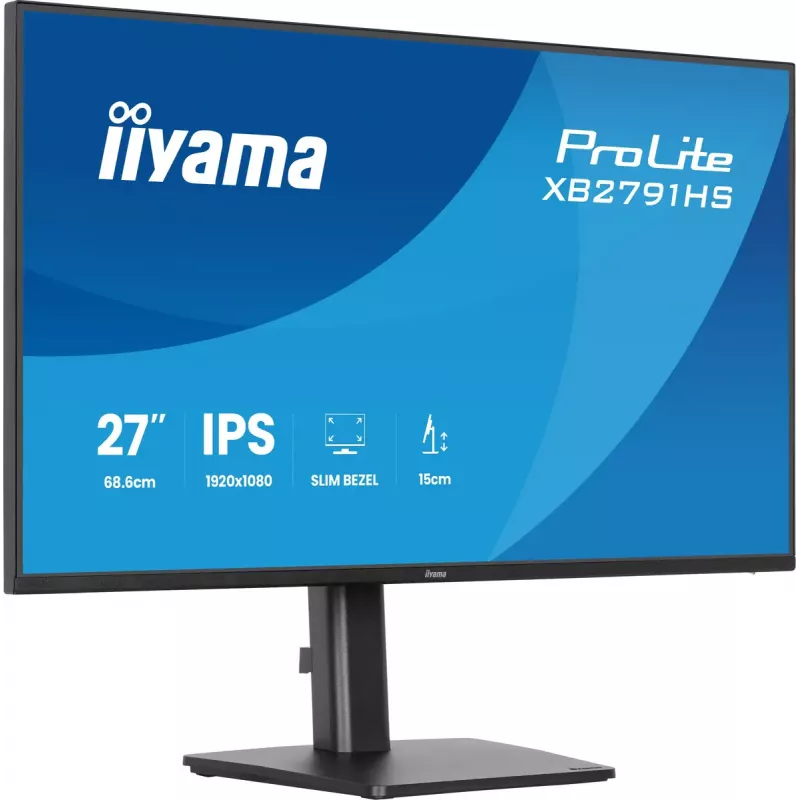 iiyama ProLite XB2791HS-B1 monitor de ordenador 68,6 cm (27 inch) 1920 x 1080 píxeles Full HD LED negro
