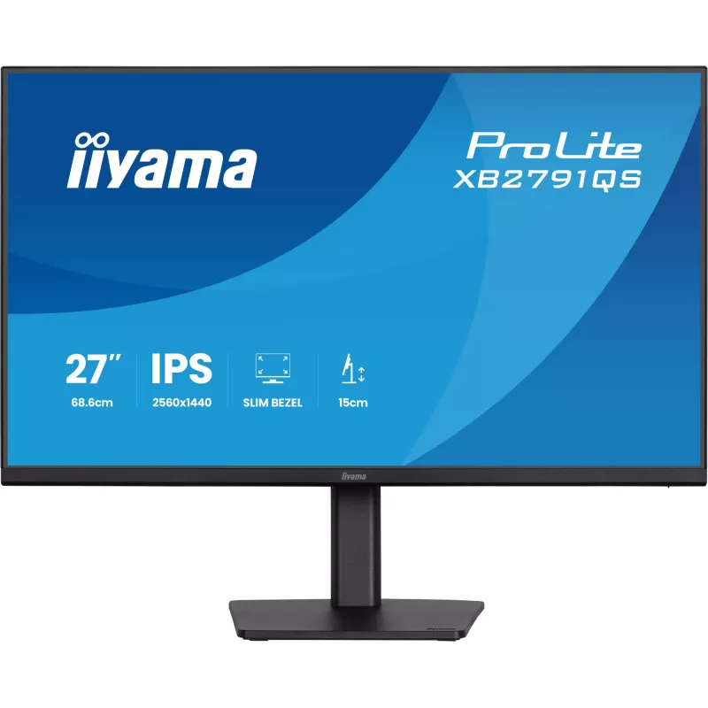 iiyama ProLite XB2791QS-B1 monitor de ordenador 68,6 cm (27 inch) 2560 x 1440 píxeles Quad HD LED negro