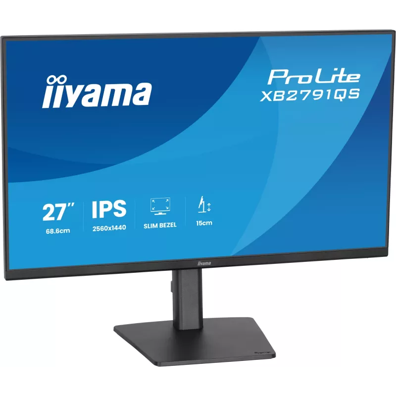 iiyama ProLite XB2791QS-B1 monitor de ordenador 68,6 cm (27 inch) 2560 x 1440 píxeles Quad HD LED negro