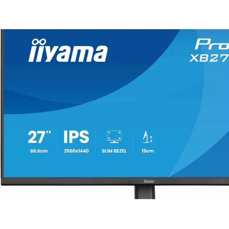 iiyama ProLite XB2791QS-B1 monitor de ordenador 68,6 cm (27 inch) 2560 x 1440 píxeles Quad HD LED negro