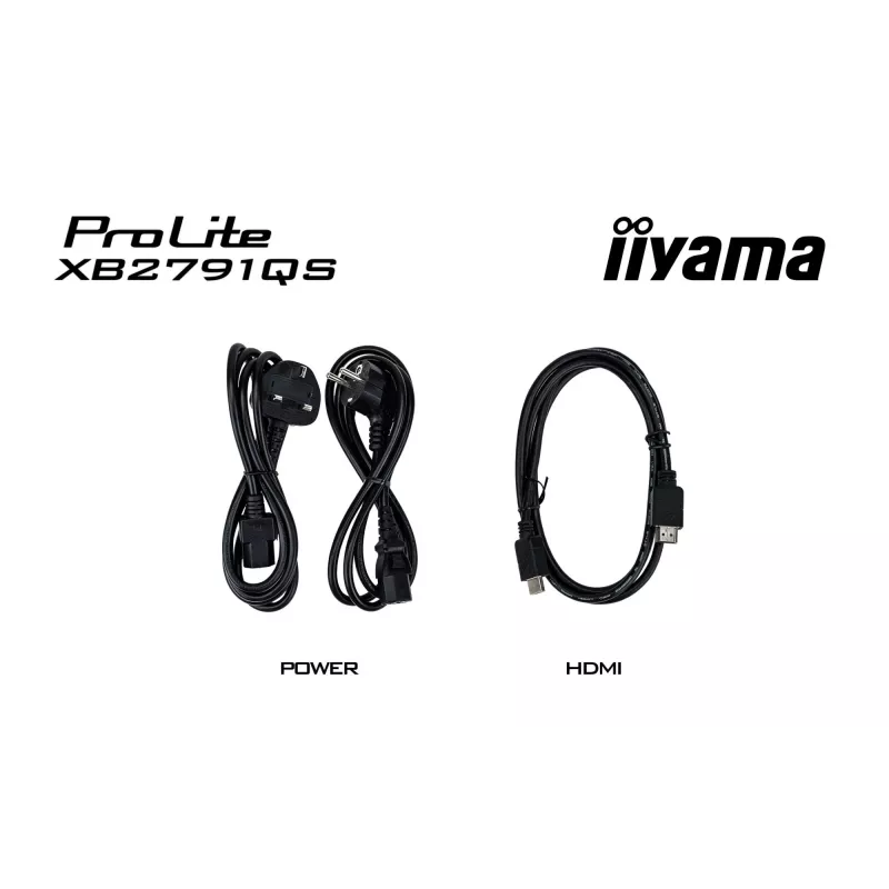 iiyama ProLite XB2791QS-B1 monitor de ordenador 68,6 cm (27 inch) 2560 x 1440 píxeles Quad HD LED negro