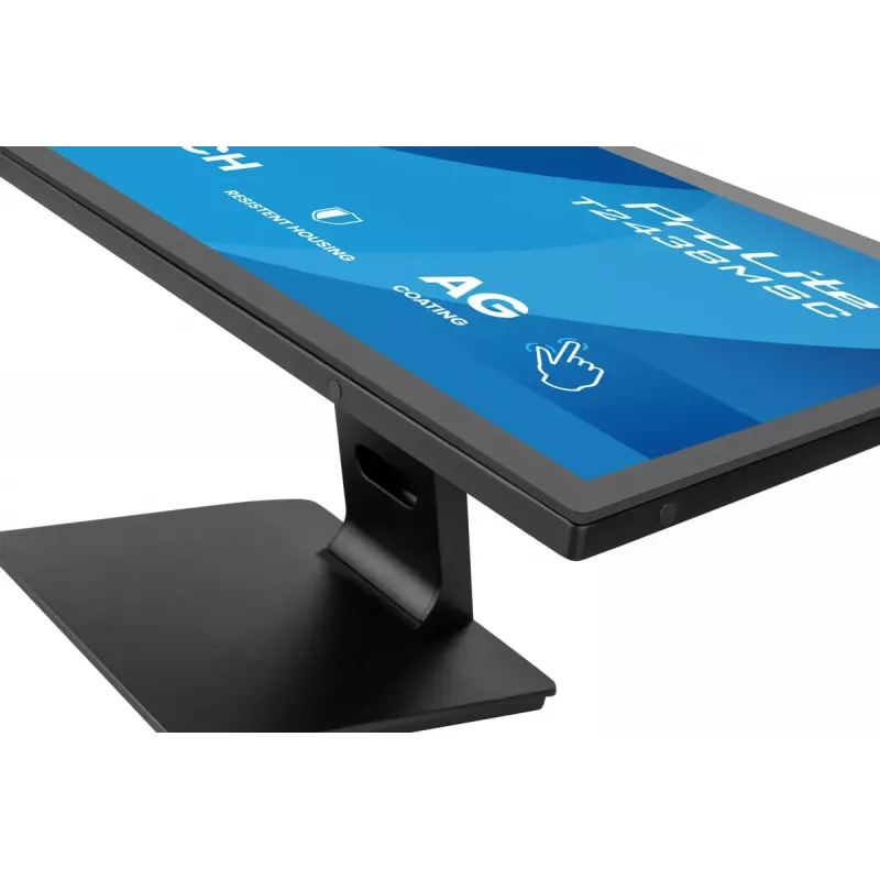 iiyama ProLite T2438MSC-B2 monitor de ordenador 60,5 cm (23,8 inch) 1920 x 1080 píxeles Full HD LED táctil negro