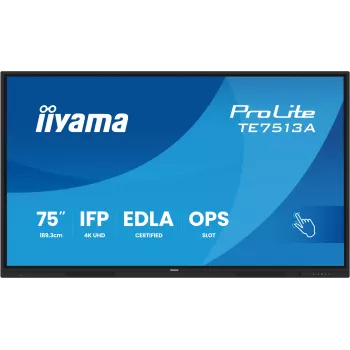 Pantalla plana interactiva IIYAMA TE7513A-B2AG 75
