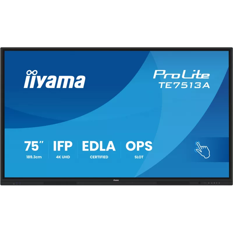 Pantalla plana interactiva IIYAMA TE7513A-B2AG 75