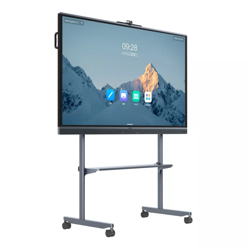 Pantalla interactiva Yealink MB75C-EDLA 75 inch 3840x2160 16:9 8GB RAM 64MB almacenamiento altavoz 30W cámara 50MP campo de visión 98,2° negro