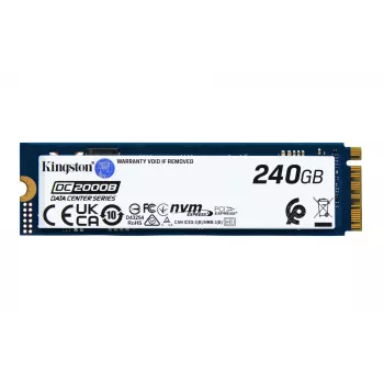 Kingston Technology 240G DC2000B PCIe 4.0 M.2 2280 SSD Enterprise (sin disipador)