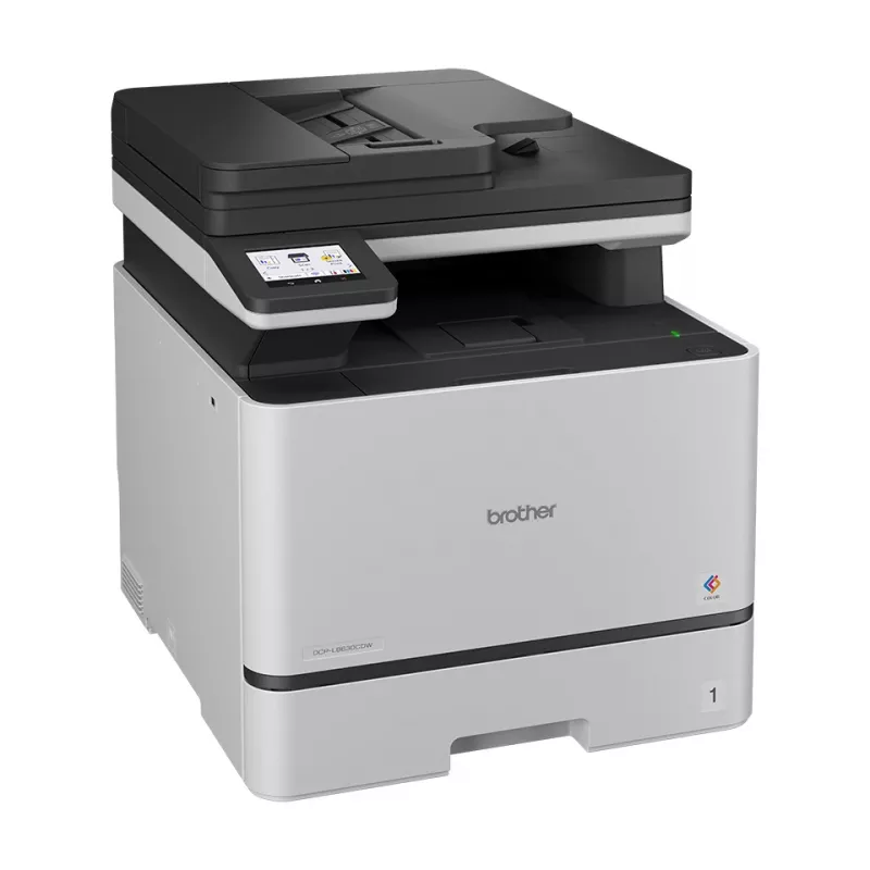 Impresora láser multifunción Brother DCP-L8630CDW — A4, color, 2400×600 DPI, 31 ppm, Wi-Fi, dúplex