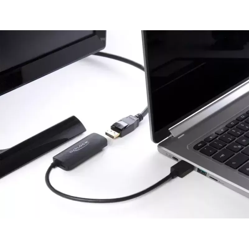 DeLOCK Adaptador HDMI-A conector macho a DisplayPort conector hembra 8K 0,18 m
