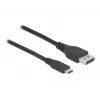 Cable USB Type-C a DisplayPort DeLOCK 86038 1m 8K 60Hz