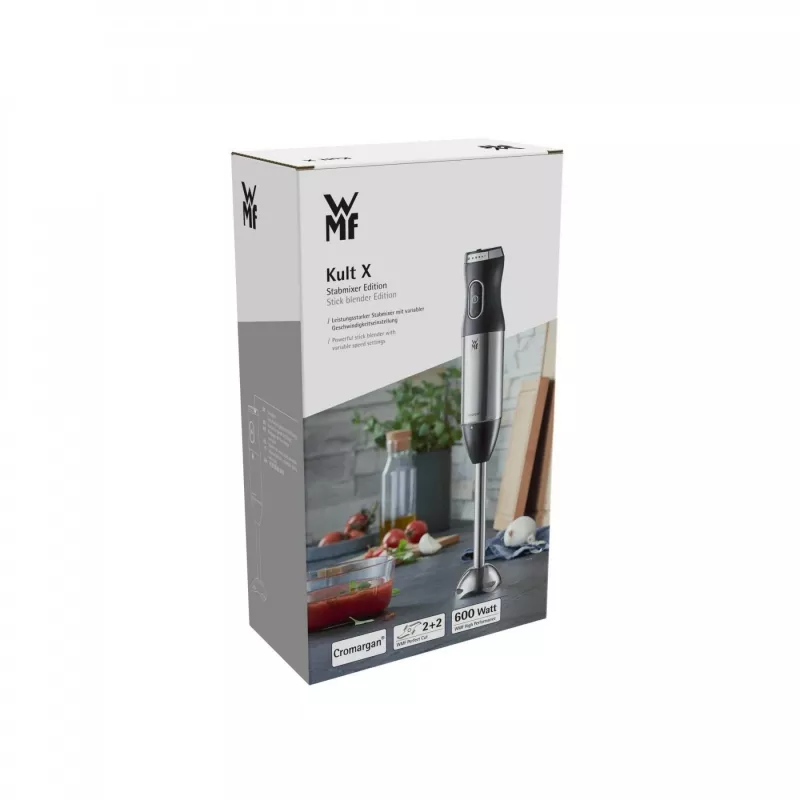 WMF Kult X 04165500 Batidora de mano 600 W Negro, Metálico