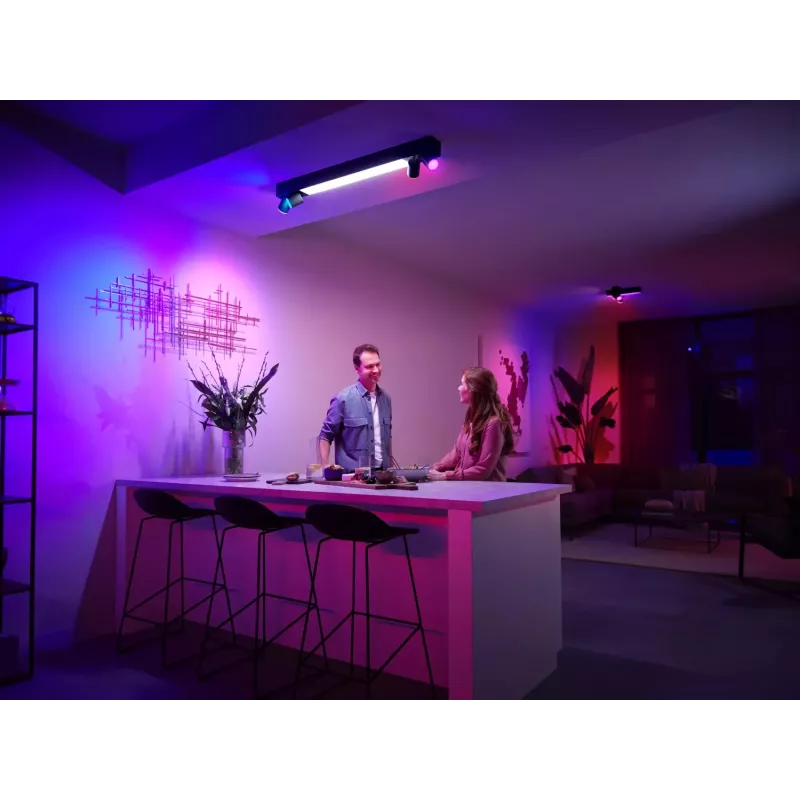 Lámpara de techo Philips Hue White and colour ambience Centris 4-Spot