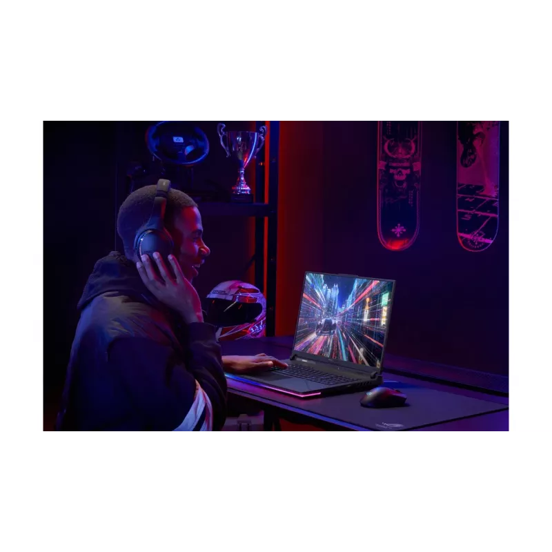 ASUS ROG Strix G16 G614PR-RV081W Portátil AMD Ryzen™ 9 8940HX 40,6 cm (16 pulgadas) WUXGA 32 GB DDR5-SDRAM 1 TB SSD NVIDIA GeForce RTX 5070 Ti Wi-Fi 6E (802.11ax) Windows 11 Home Alemán Negro, Gris