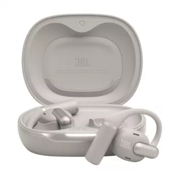 Auriculares JBL Sense Pro TWS gancho para llamadas y música, 20–40000 Hz, base de carga USB‑C, Gris, 95,2 g