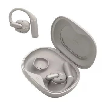 Auriculares JBL Sense Pro TWS gancho para llamadas y música, 20–40000 Hz, base de carga USB‑C, Gris, 95,2 g