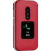 Teléfono básico Doro Leva E30 Teléfono plegable, 2,8 pulgadas (7,11 cm) 320x240, Single-SIM, Cámara 0,3 MP, 1150 mAh, IP55, Rojo/Blanco