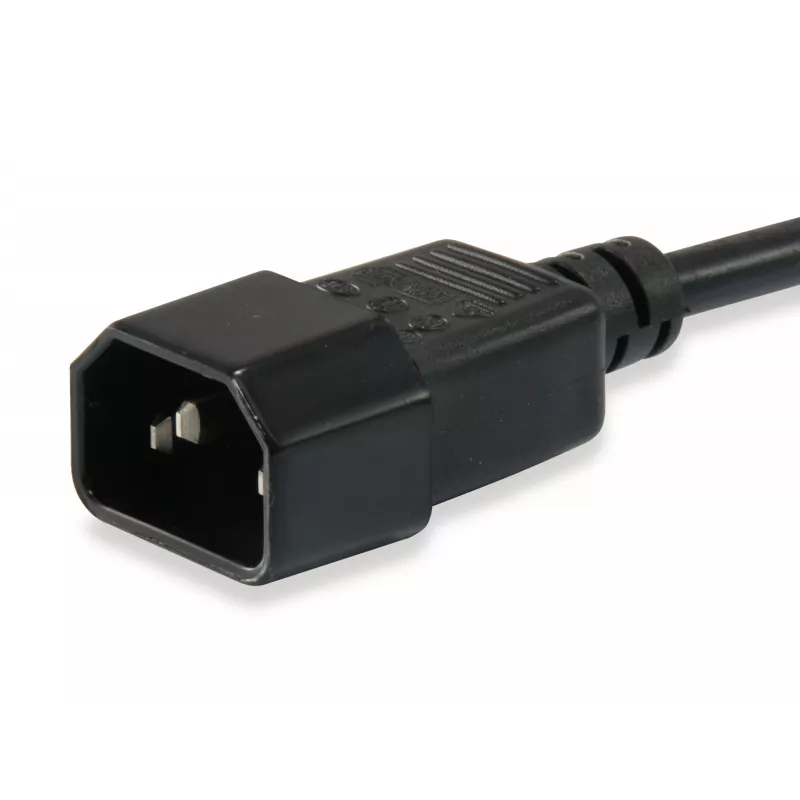 Cable de alimentación Equip 112101 negro 3 m C13 C14 conector hembra