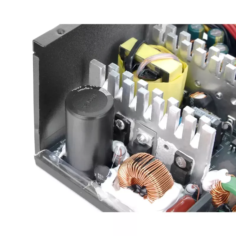Fuente de alimentación THERMALTAKE TR2 S 550W, ATX, 20+4 pines, 80 PLUS, ventilador de 120 mm, negro