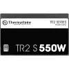 Fuente de alimentación THERMALTAKE TR2 S 550W, ATX, 20+4 pines, 80 PLUS, ventilador de 120 mm, negro