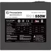 Fuente de alimentación THERMALTAKE TR2 S 550W, ATX, 20+4 pines, 80 PLUS, ventilador de 120 mm, negro