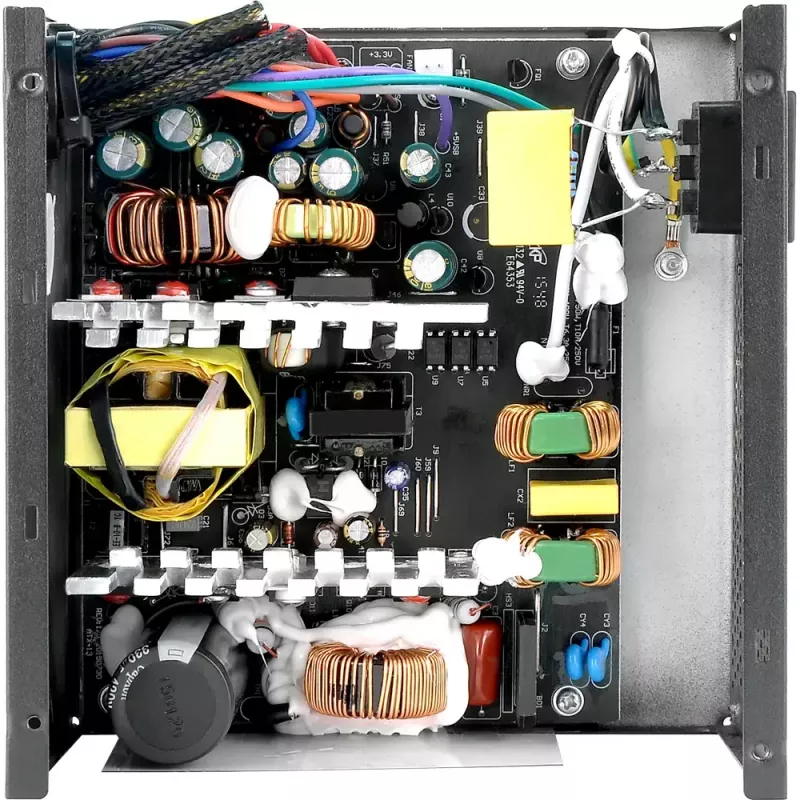 Fuente de alimentación THERMALTAKE TR2 S 550W, ATX, 20+4 pines, 80 PLUS, ventilador de 120 mm, negro