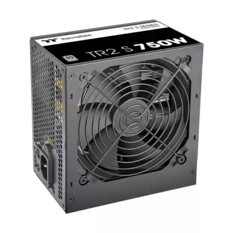 Fuente de alimentación Thermaltake TR2 S 750W ATX 20+4 pines, 80 PLUS, ventilador de 120 mm, negro