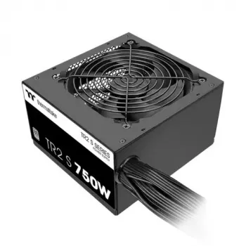 Fuente de alimentación Thermaltake TR2 S 750W ATX 20+4 pines, 80 PLUS, ventilador de 120 mm, negro