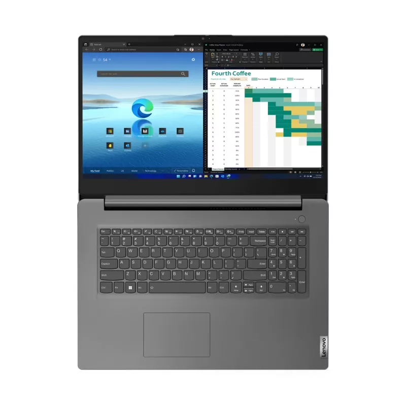 Lenovo V17 G4 IRU portátil Intel® Core™ i5 i5-13420H 43,9 cm (17,3 inch) Full HD 16 GB DDR4-SDRAM 512 GB SSD Wi-Fi 6 (802.11ax) Windows 11 Home alemán gris