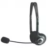 Auriculares estéreo on-ear Manhattan (3,5 mm), varilla de micrófono, control de volumen en línea, almohadillas de espuma, 2 conectores jack estéreo de 3,5 mm estándar para uso de audio/micrófono, cable de 2 m, negro, tres años de garantía