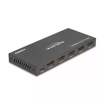 Conmutador HDMI DeLOCK 4 x entrada HDMI a 1 x salida HDMI 8K 60 Hz negro
