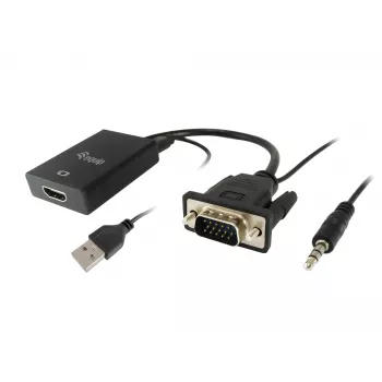 Adaptador VGA a HDMI con audio Equip 119038