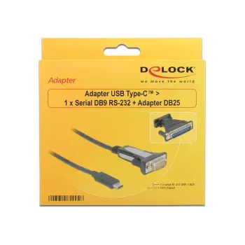 Cable serie DeLOCK 62904 negro 1,8 m DB-9