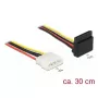Cable de alimentación interno DeLOCK 85513 0,3 m