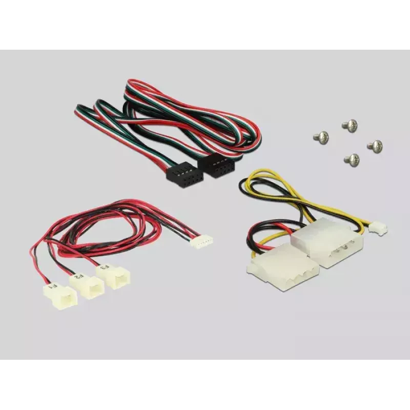Controlador de ventilador DeLOCK 62714 3 canales negro