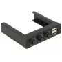 Controlador de ventilador DeLOCK 62714 3 canales negro