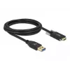 Cable USB DeLOCK 84019 2 m USB 3.2 Gen 1 USB A USB C negro