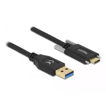 Cable USB DeLOCK 84019 2 m USB 3.2 Gen 1 USB A USB C negro