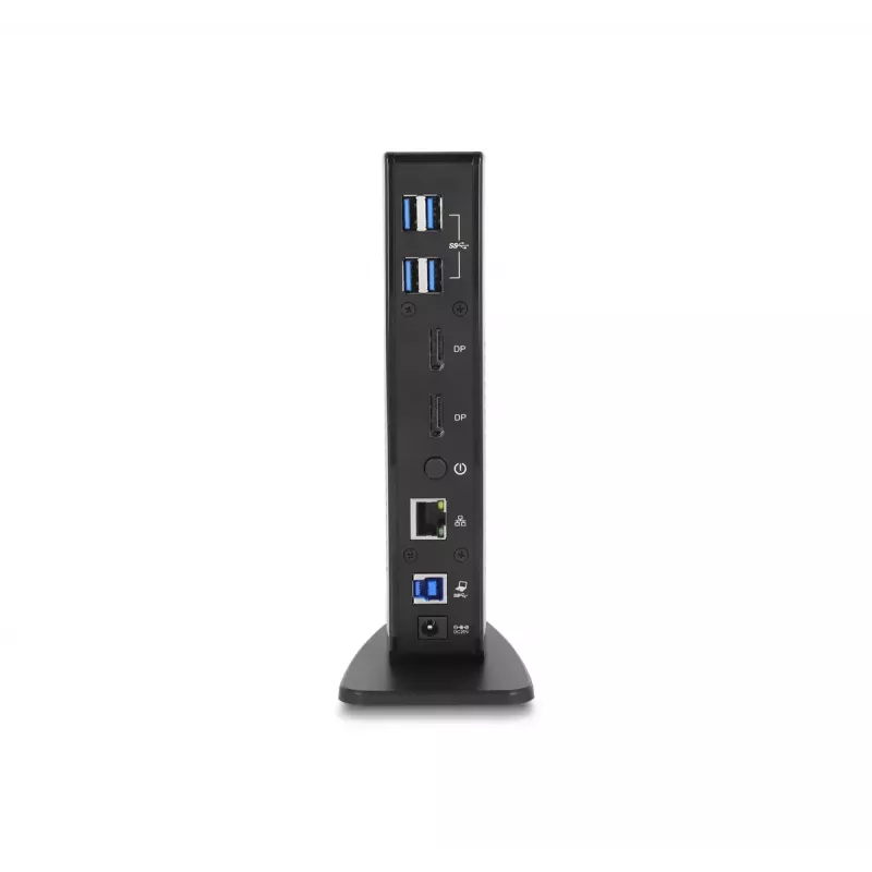 DeLOCK Base de acoplamiento USB Dual DisplayPort 4K USB 3.2 LAN Audio