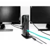 DeLOCK Base de acoplamiento USB Dual DisplayPort 4K USB 3.2 LAN Audio