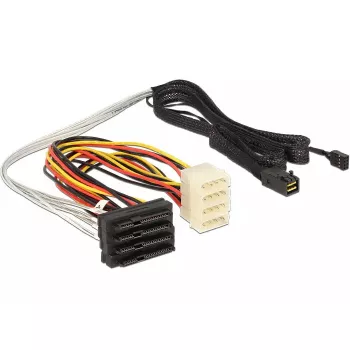 Cable SAS DeLOCK 83391 1 m multicolor