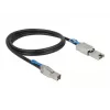 Cable de red DeLOCK 83734 Mini SAS HD SFF-8644 a Mini SAS SFF-8088 1 m negro