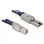 Cable de red DeLOCK 83734 Mini SAS HD SFF-8644 a Mini SAS SFF-8088 1 m negro