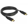 Cable USB DeLOCK 83867 USB 2.0 3 m USB C negro