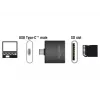 Lector de tarjetas DeLOCK 91498 USB 3.2 Gen 1 Type-C negro