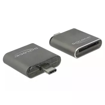 Lector de tarjetas DeLOCK 91498 USB 3.2 Gen 1 Type-C negro