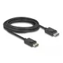 Cable DisplayPort DeLOCK 16K 30 Hz 8K 60 Hz 40 Gbit/s 3 m