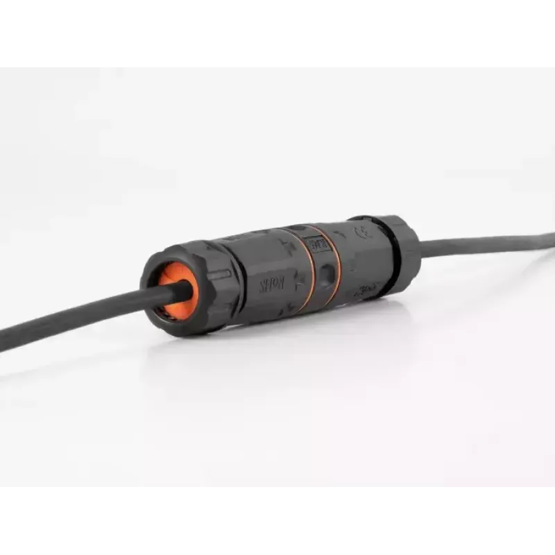 Conector de cable DeLOCK LSA a LSA Cat.6A IP68 impermeable negro