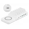 Cargador de sobremesa DeLOCK USB y carga inalámbrica 2 x USB Type-C PD + 3 x USB Type-A con 110 W